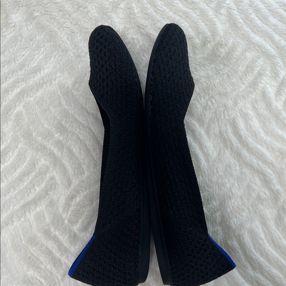 Rothy’s The Flat Honeycomb Knit Black Women’s Size 8 EUC Washable Flats - Picture 4 of 9